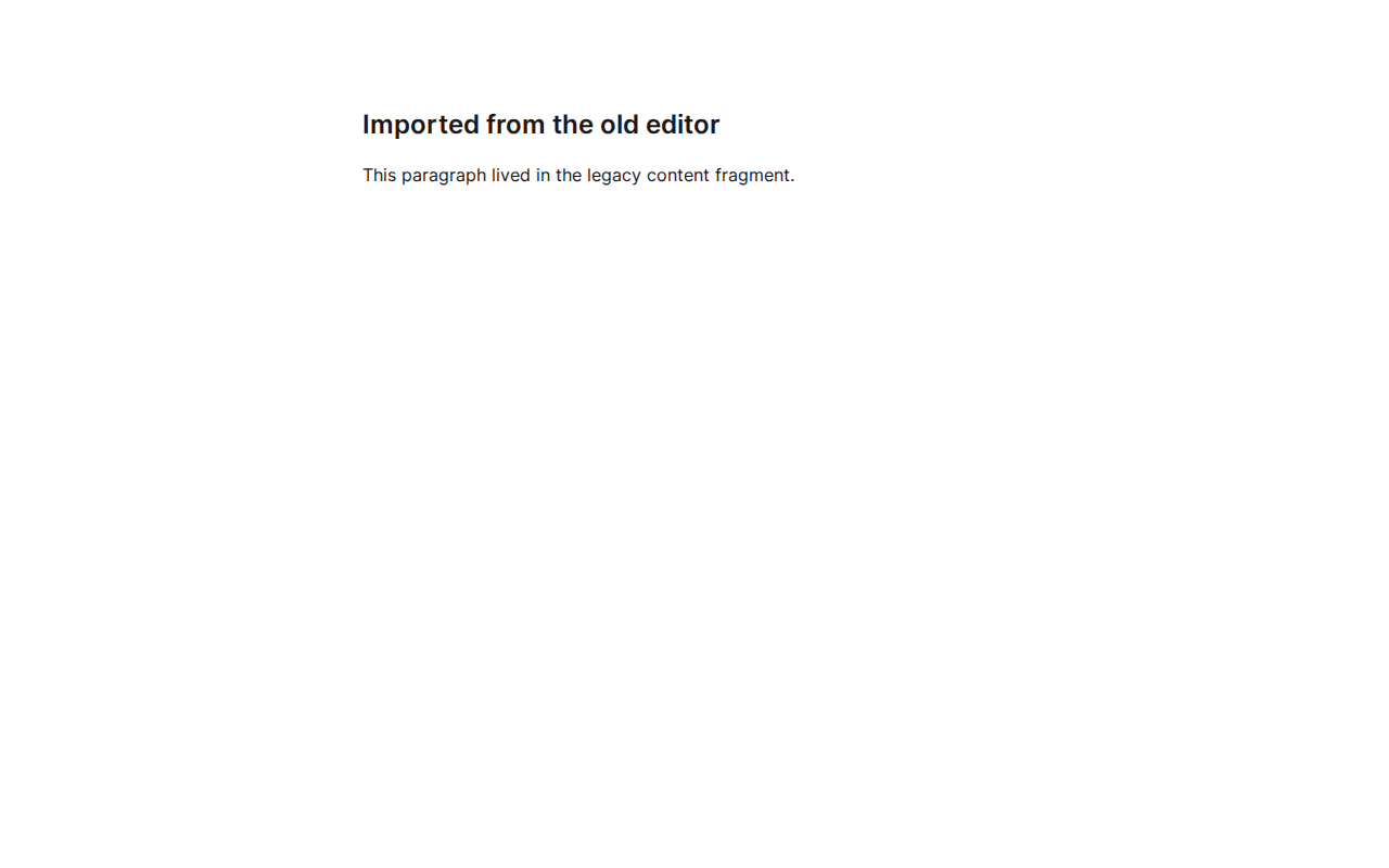 Editor/XNetEditor — Legacy Import